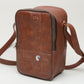 Kodak Satchel brown padded zippered case w/Logo 6 x 10 x 4.5", Nice! Vintage