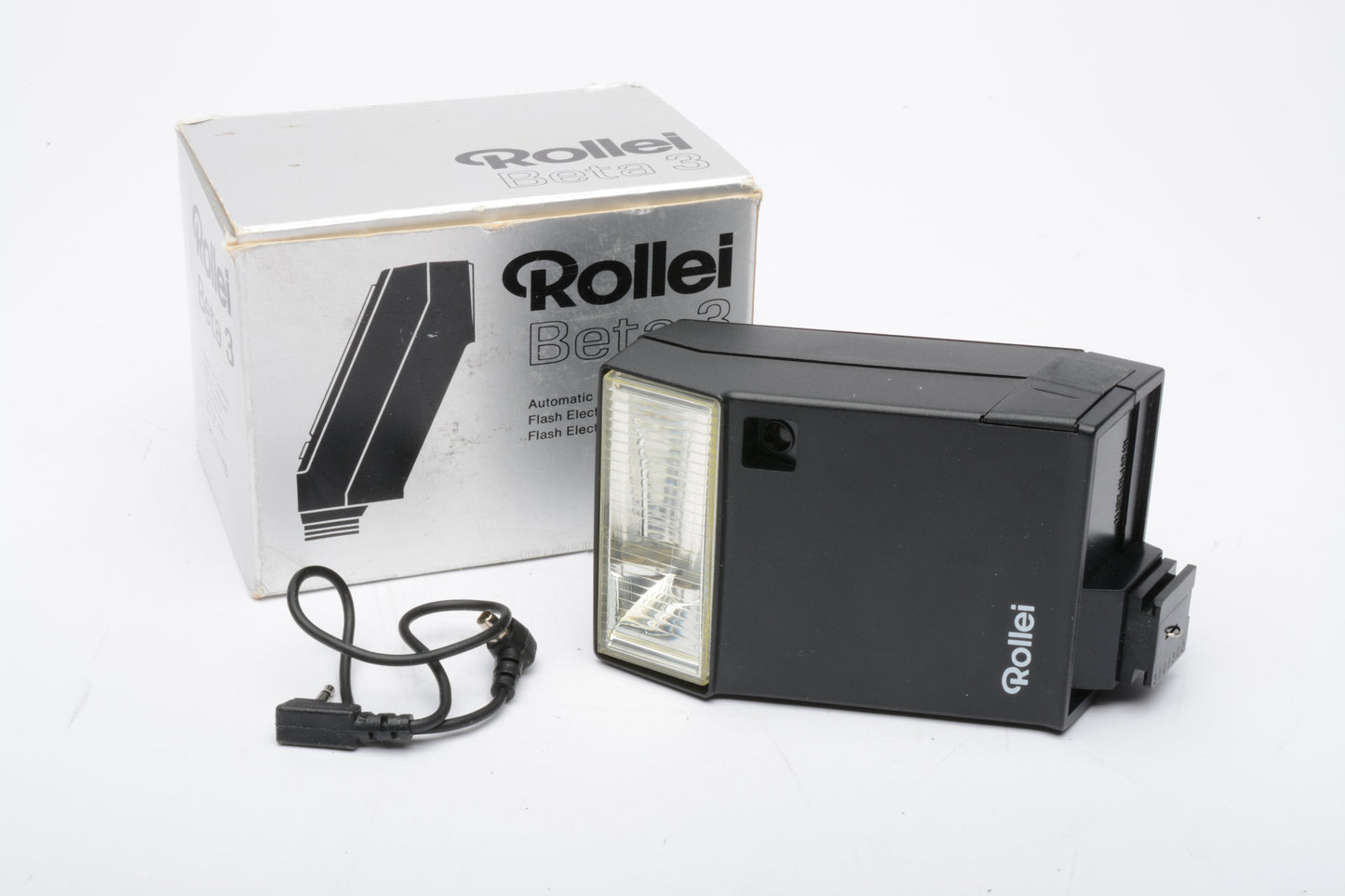 Rollei Beta 3 compact electronic flash, Mint- Condition