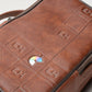 Kodak Satchel brown padded zippered case w/Logo 6 x 10 x 4.5", Nice! Vintage