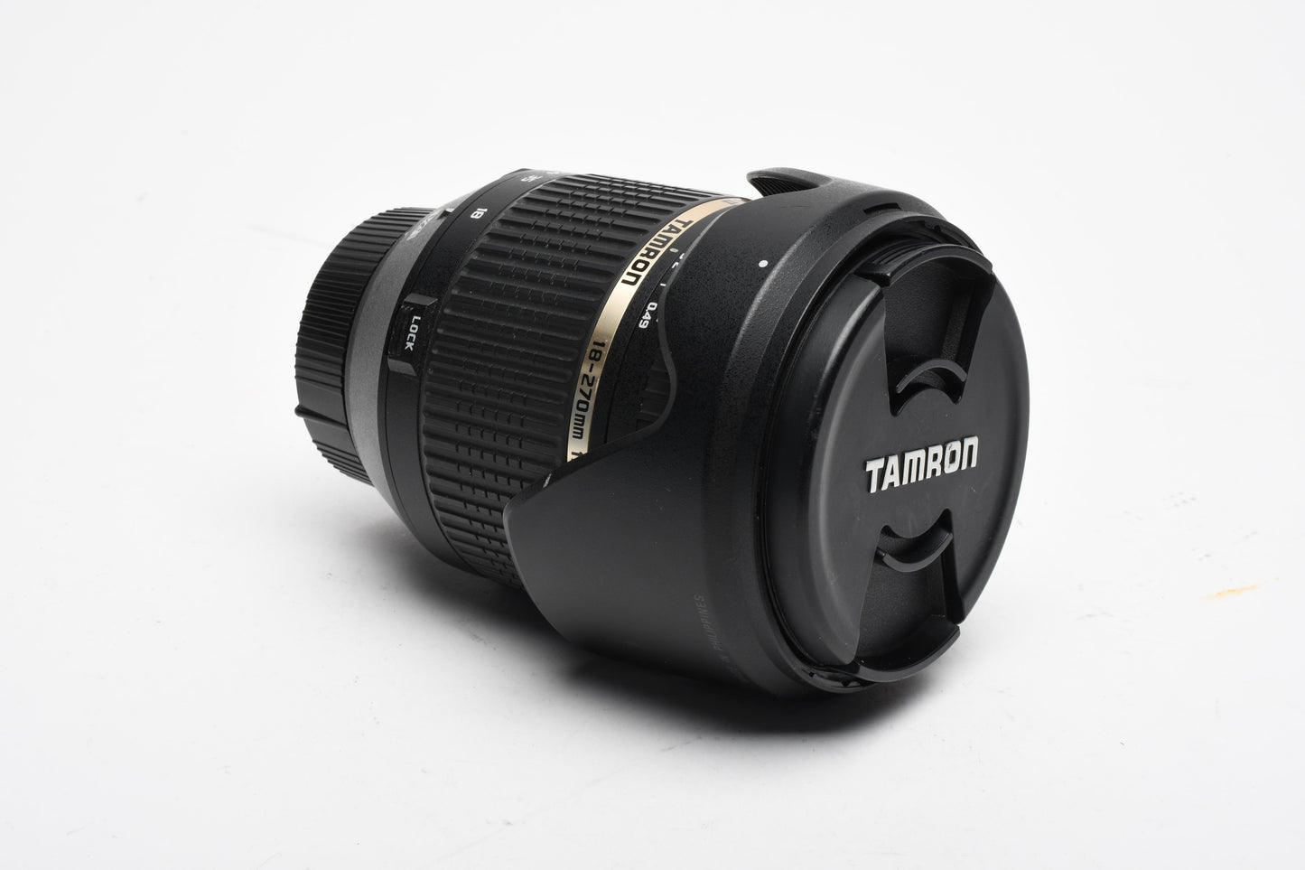 Tamron 18-270mm f3.5-6.3 Di II B003 for Nikon F Mount Lens, Caps, Hood, Good