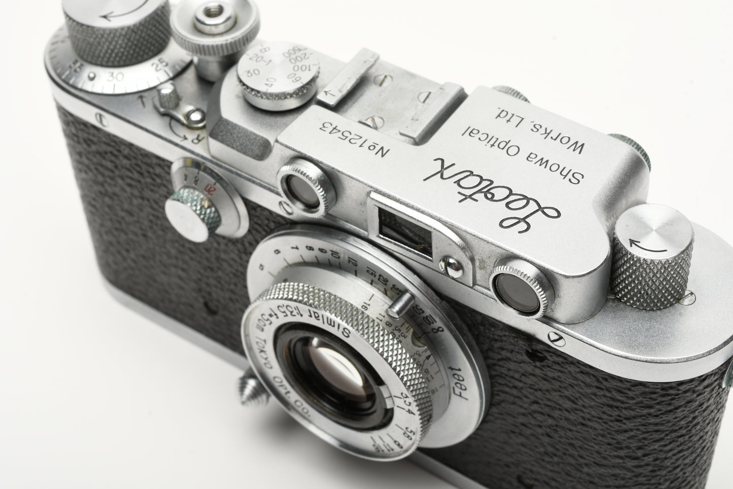 Leotax D IV Rangefinder camera w/Simar 5cm f3.5 lens, Case, Great!