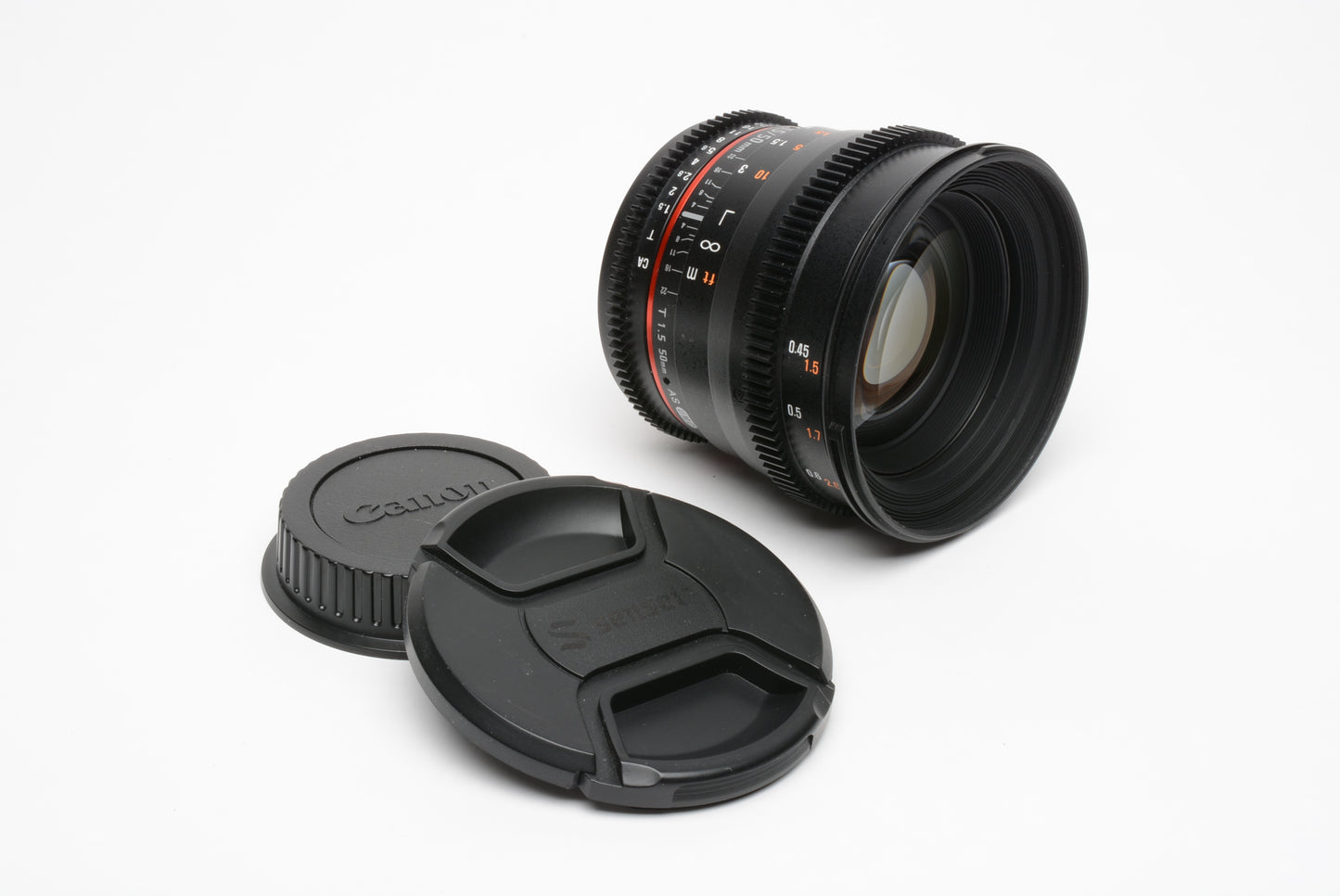 Rokinon 50mm T1.5 AS UMC Cine DS Lens for Canon EF Mount, Nice