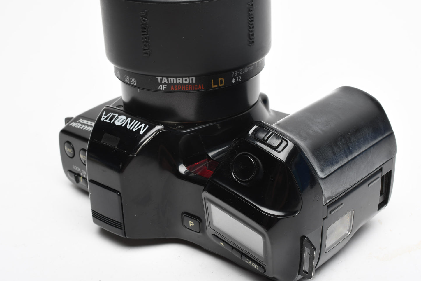 Minolta Maxxum 7000i QD 35mm SLR w/Tamron AF 28-200mm zoom lens, Tested, Great!