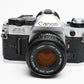Canon AE-1 Program 35mm SLR Camera w/50mm f1.8, New Seals, Manual, Great!