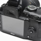 Nikon D3000 DSLR w/Nikkor AFS 18-55mm f3.5-5.6G Lens, Batt, Charger, 1113 Acts!!