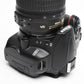 Nikon D3000 DSLR w/Nikkor AFS 18-55mm f3.5-5.6G Lens, Batt, Charger, 1113 Acts!!