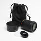 Nikon AF-S Nikkor 55-200mm F4-5.6G ED DX VR zoom lens, caps, pouch, hood, Mint-