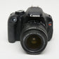 Canon EOS T3i w/18-55mm f3.5-5.6 IS II lens, 2 batts+charger++ Only 8951 Acts!