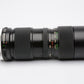 Vivitar 85-205mm f3.8 Telephoto zoom lens w/Canon FD mount, caps, nice