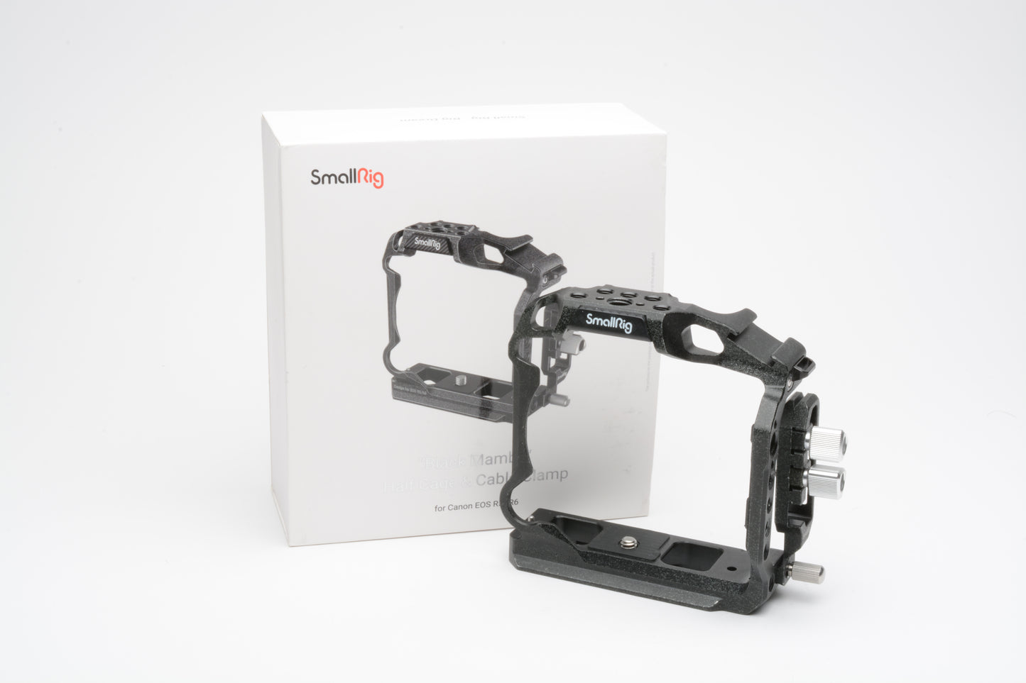 SmallRig Black Mamba half cage & Cable clamp for Canon R5, R6, Mint, boxed