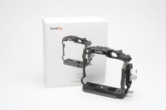 SmallRig Black Mamba half cage & Cable clamp for Canon R5, R6, Mint, boxed