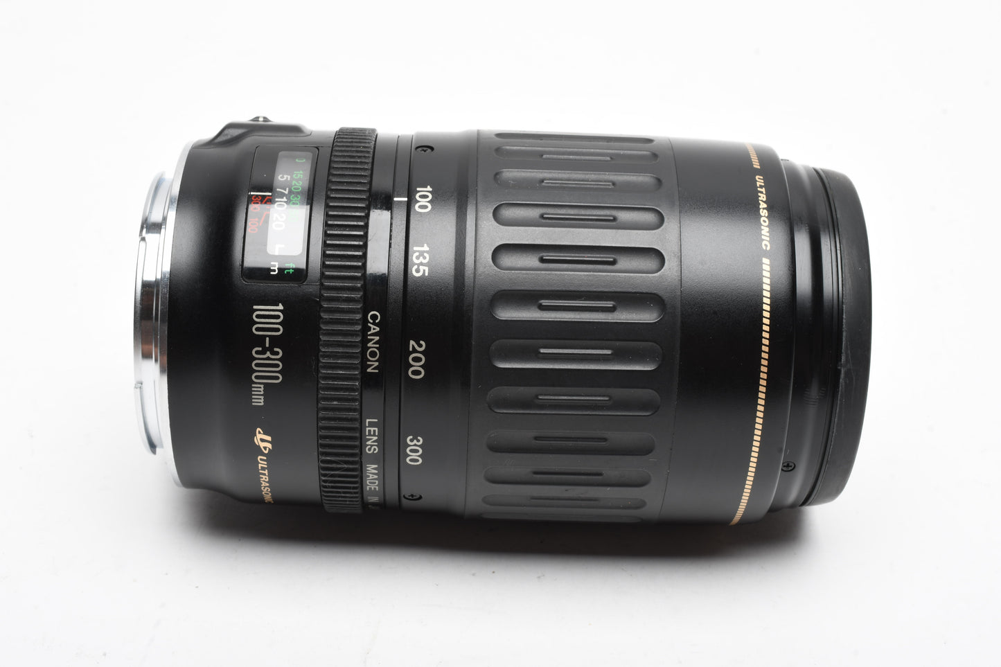 Canon EF 100-300mm f4.5-5.6 USM telephoto zoom lens, w/caps + UV, *Read