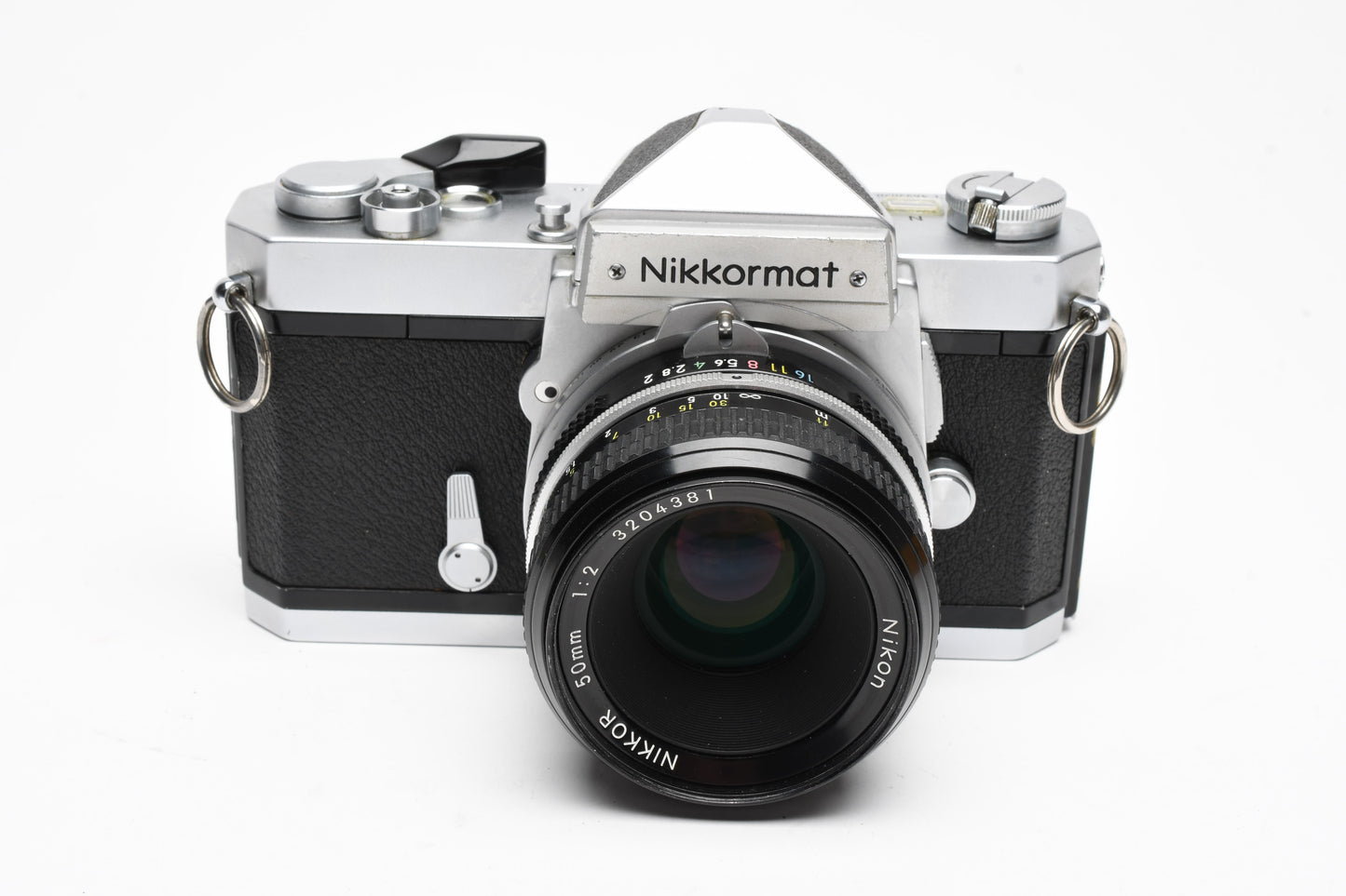 Nikon Nikkomat FTN 35mm SLR w/50mm f2, Strap, New seals, Tested