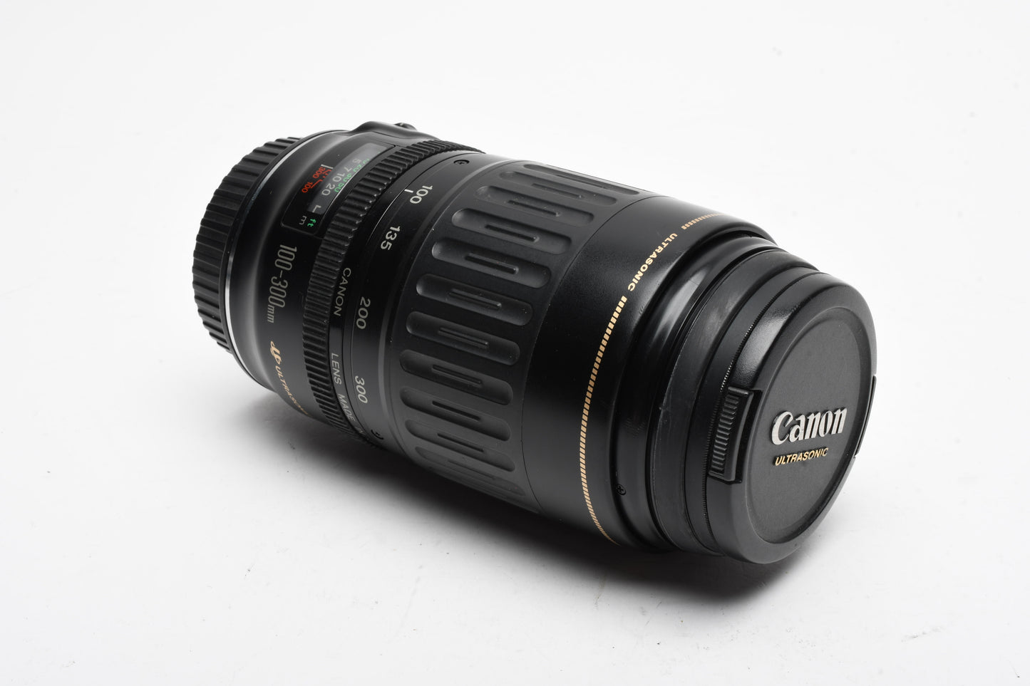 Canon EF 100-300mm f4.5-5.6 USM telephoto zoom lens, w/caps + UV, *Read