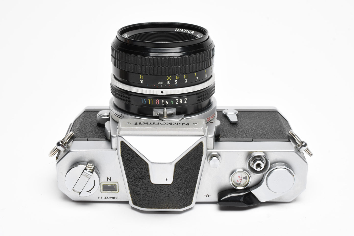Nikon Nikkomat FTN 35mm SLR w/50mm f2, Strap, New seals, Tested