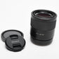 Sony Zeiss 55mm f1.8 FE SEL55F18Z, Caps, Very clean, Mint-
