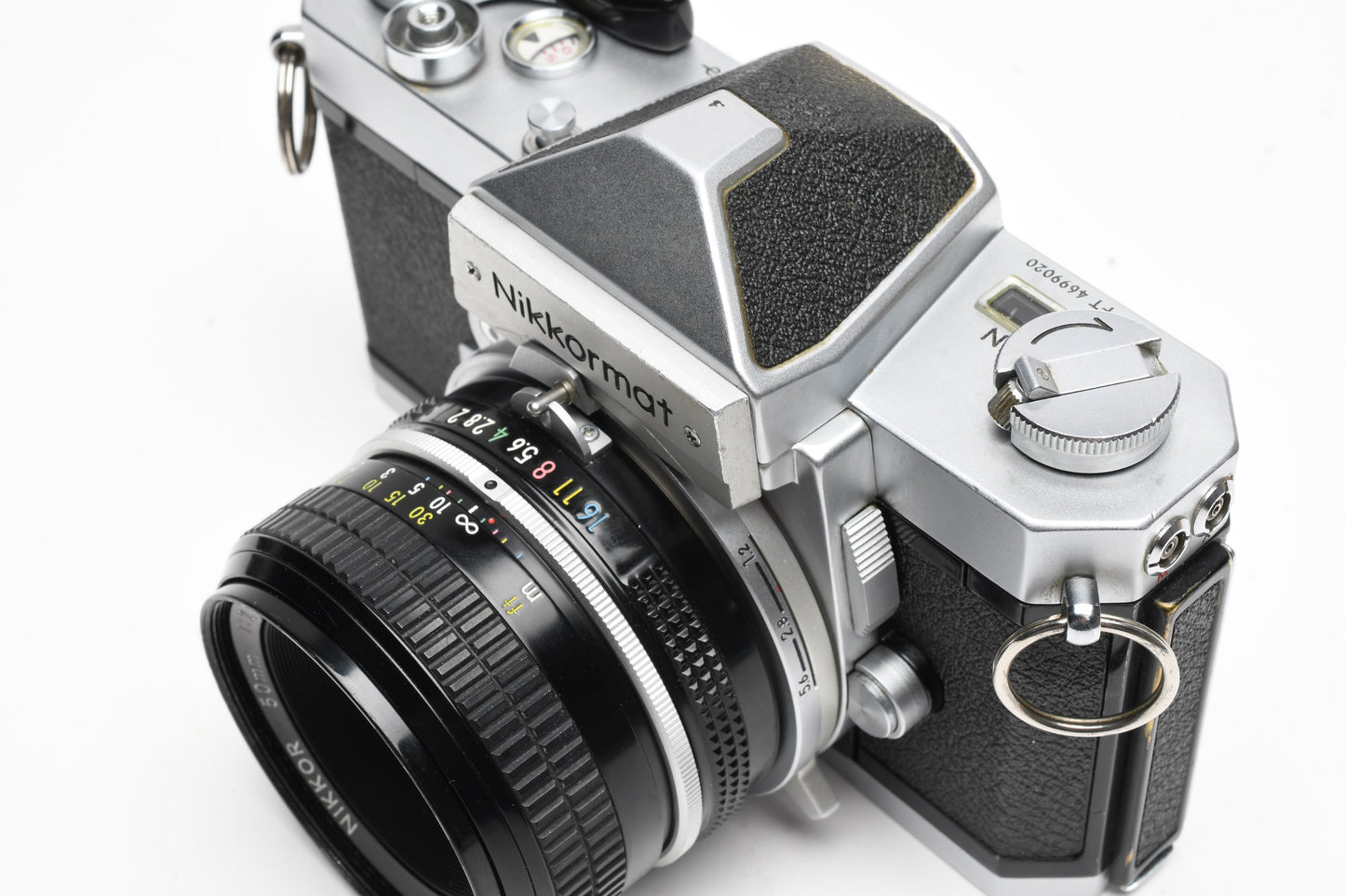 Nikon Nikkomat FTN 35mm SLR w/50mm f2, Strap, New seals, Tested