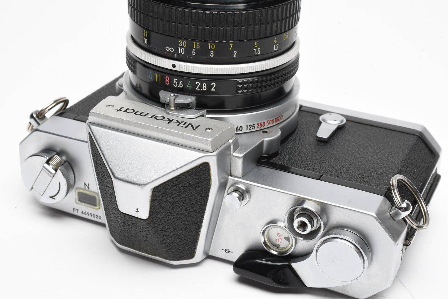 Nikon Nikkomat FTN 35mm SLR w/50mm f2, Strap, New seals, Tested