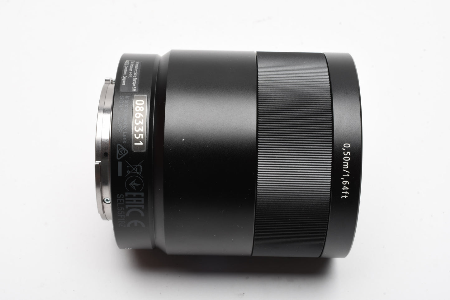 Sony Zeiss 55mm f1.8 FE SEL55F18Z, Caps, Very clean, Mint-