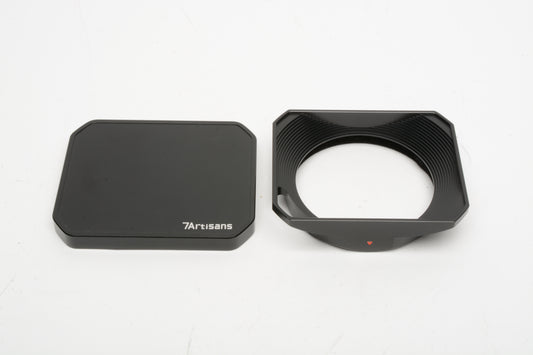 7artisans Metal Lens Hood Black For 28mm f1.4 w/Cap