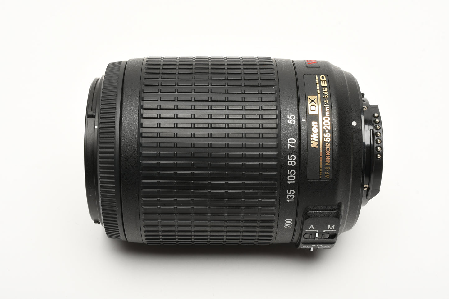 Nikon AF-S 55-200mm f4-5.6G ED VR DX, Hood, Caps, Pouch, Mint-