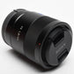 Sony Zeiss 55mm f1.8 FE SEL55F18Z, Caps, Very clean, Mint-