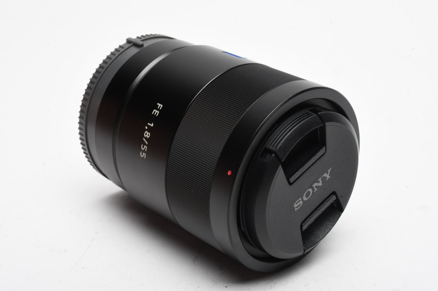 Sony Zeiss 55mm f1.8 FE SEL55F18Z, Caps, Very clean, Mint-