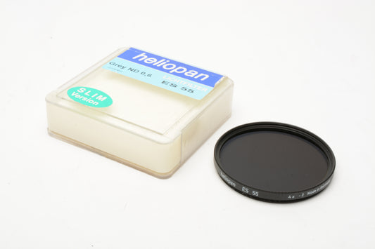 Heliopan ES55 4X 2 Stop Neutral Density filter, Mint-