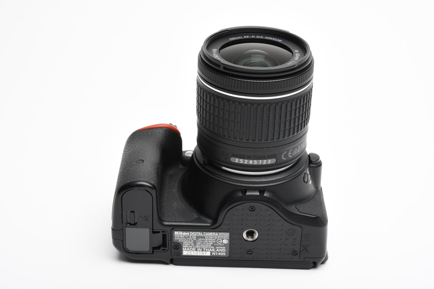Nikon D5500 DSLR w/AF-P 18-55mm f3.5-5.6 VR, 2batts, charger Only 1612 Acts!