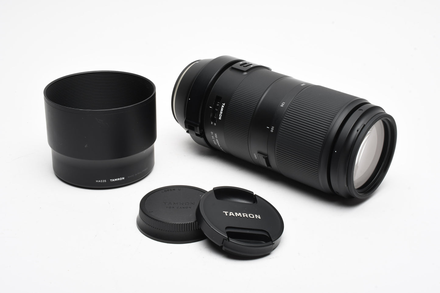 Tamron 100-400mm f4.5-6.3 DI VC USD for Canon EF, Hood+Collar