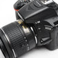 Nikon D5500 DSLR w/AF-P 18-55mm f3.5-5.6 VR, 2batts, charger Only 1612 Acts!