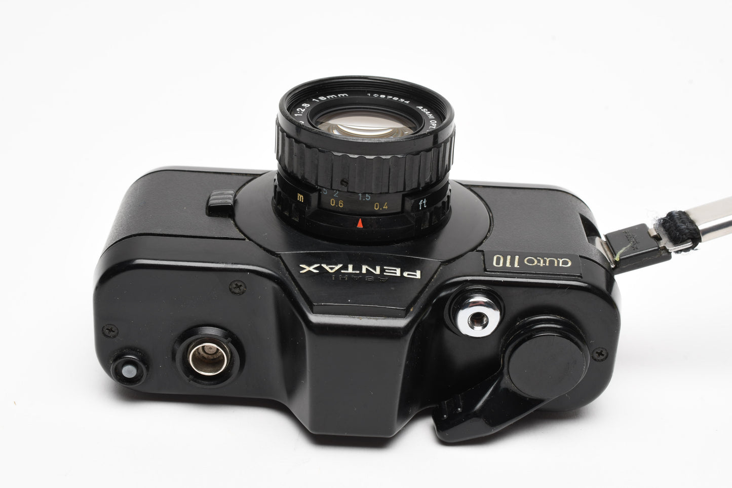 Pentax Auto 110 w/18mm f2.8, L39 UV and wrist strap, Tested