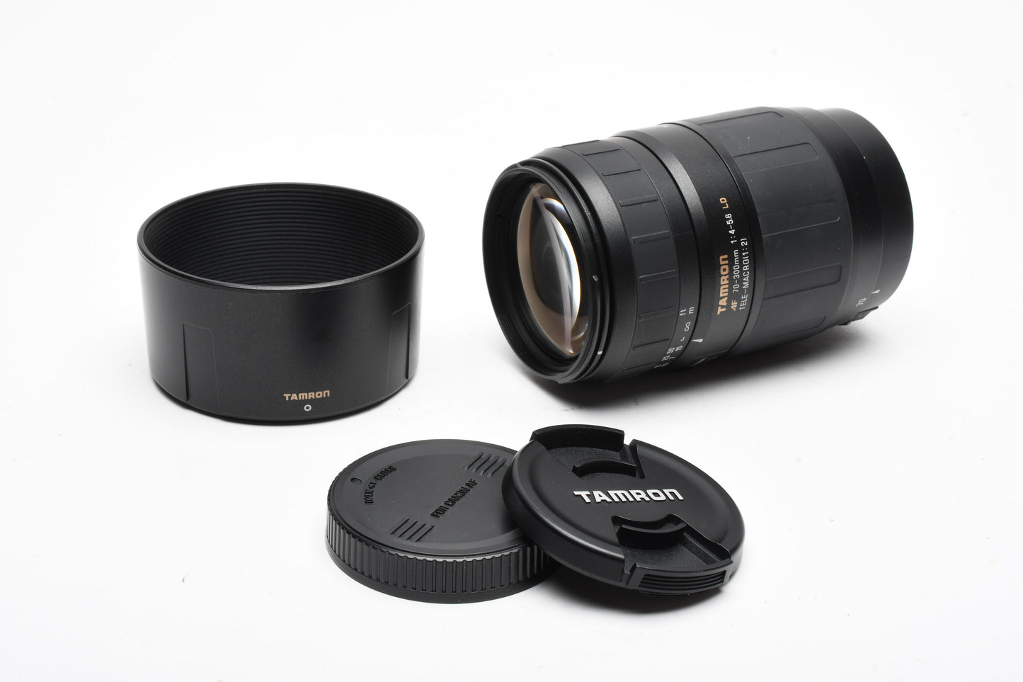 Tamron LD 70-300mm f4-5.6 Tele Macro zoom lens 572D Canon EF, Hood, Nice