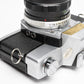 Minolta SRT-101 35mm SLR w/50mm F1.7 lens, new seals, case, accurate