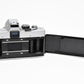 Minolta SRT-101 35mm SLR w/50mm F1.7 lens, new seals, case, accurate