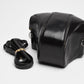 Minolta SRT-101 35mm SLR w/50mm F1.7 lens, new seals, case, accurate