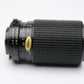 Tokina RMC 80-200mm f3.5-4.5 zoom lens Minolta MD Mount, Caps+UV Mint-