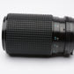 Tokina RMC 80-200mm f3.5-4.5 zoom lens Minolta MD Mount, Caps+UV Mint-