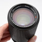 Tokina RMC 80-200mm f3.5-4.5 zoom lens Minolta MD Mount, Caps+UV Mint-