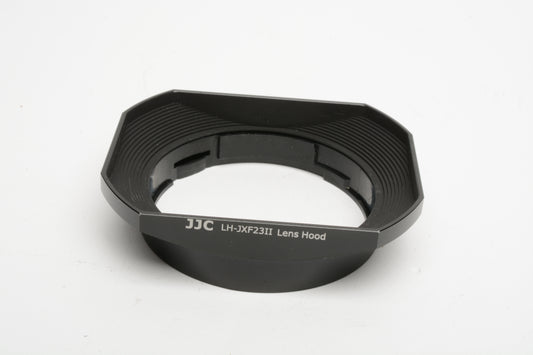JJC LH-JXF23II Black Lens Hood for Fujifilm Fujinon XF 23mm F1.4 R, Clean