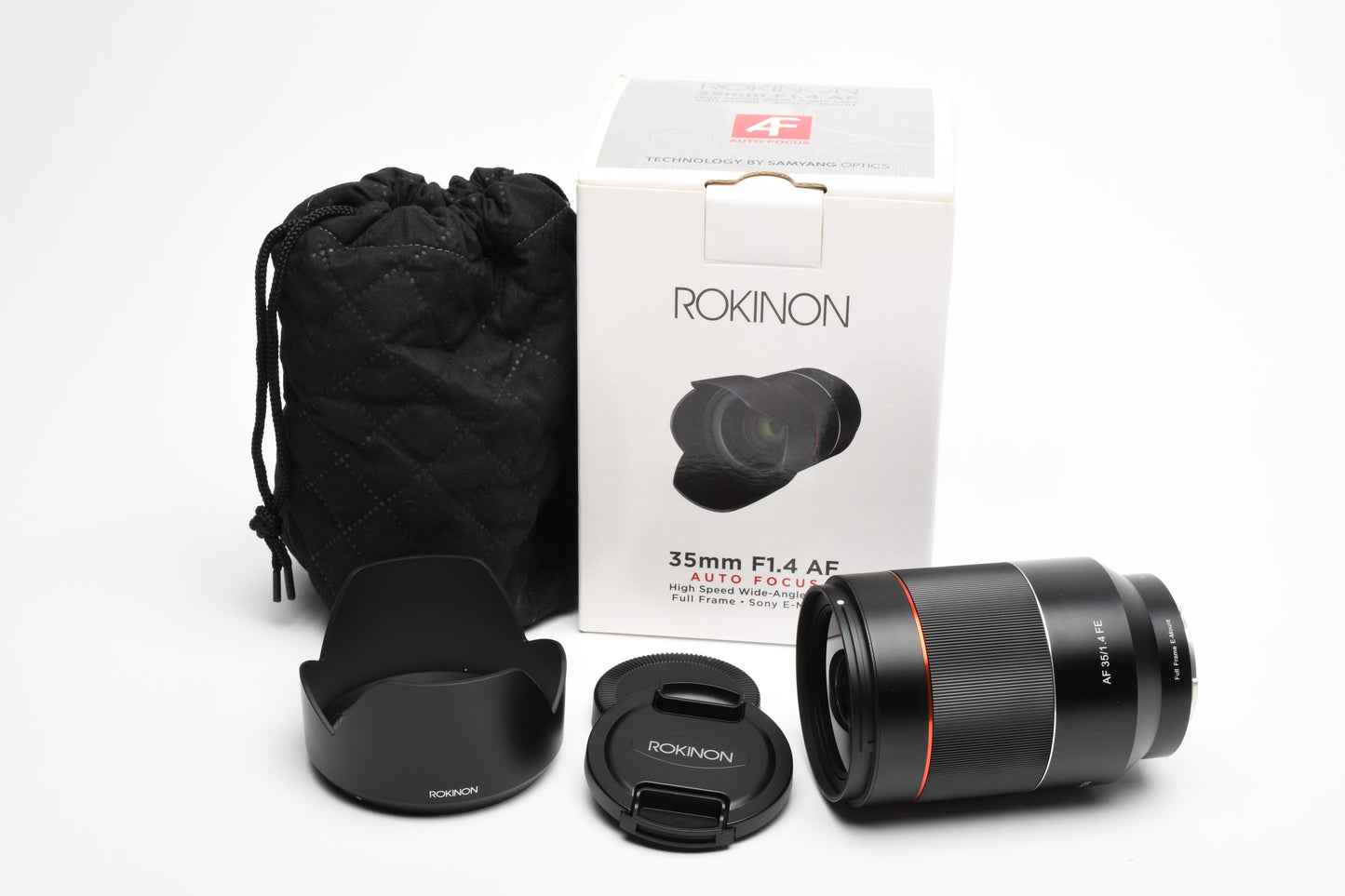 Rokinon 35mm f1.4 AF High Speed Wide Angle Sony E-Mount, Mint, Boxed