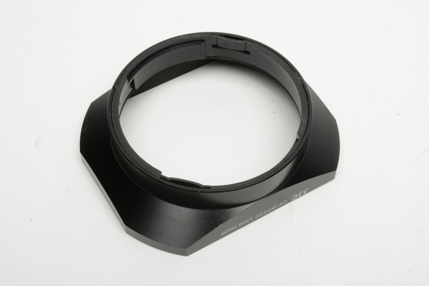 JJC LH-JXF23II Black Lens Hood for Fujifilm Fujinon XF 23mm F1.4 R, Clean