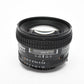 Nikon AF 20mm f2.8D wide angle lens, caps, very clean, Mint-