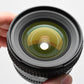 Nikon AF 20mm f2.8D wide angle lens, caps, very clean, Mint-