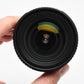 Nikon AF 20mm f2.8D wide angle lens, caps, very clean, Mint-