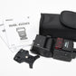 Nikon SB-600 shoe mount flash, case, stand, manual, Mint-