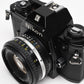 Nikon EM 35mm SLR w/Nikon Nikkor 50mm f1.8 lens, strap, cap, UV, CR, new seals