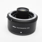 Nikon TC-2.0X Z Mount Teleconverter, USA, Caps+Box, Mint-