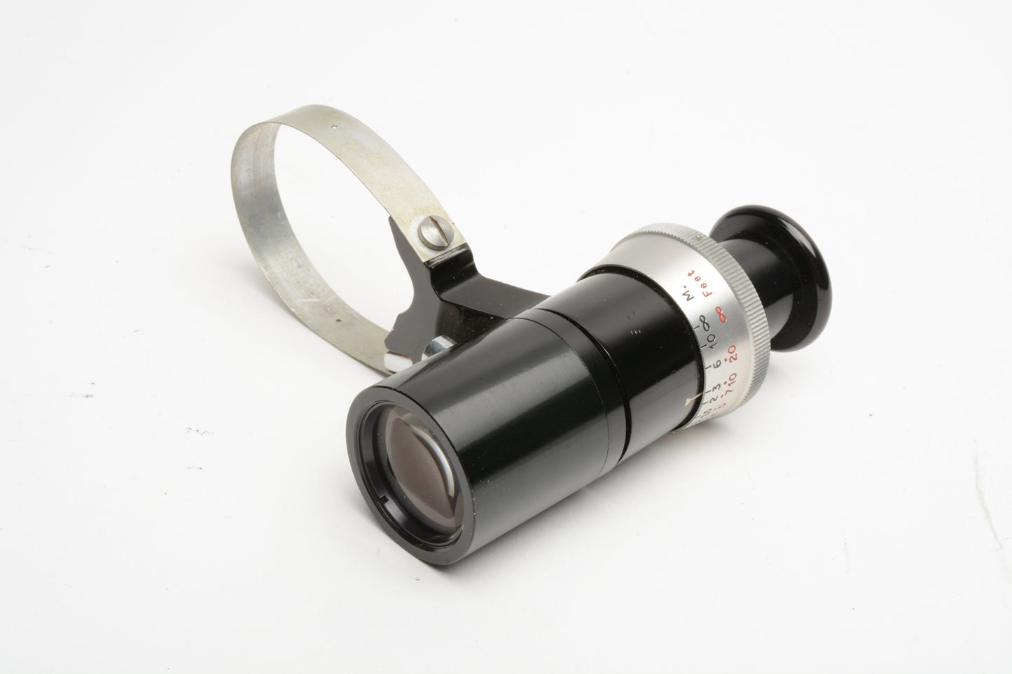 Optical viewfinder w/Focusing and Zooming w/collar, Clean and clear