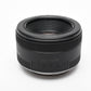 Canon EF 50mm f1.8 STM prime lens, caps, Mint-